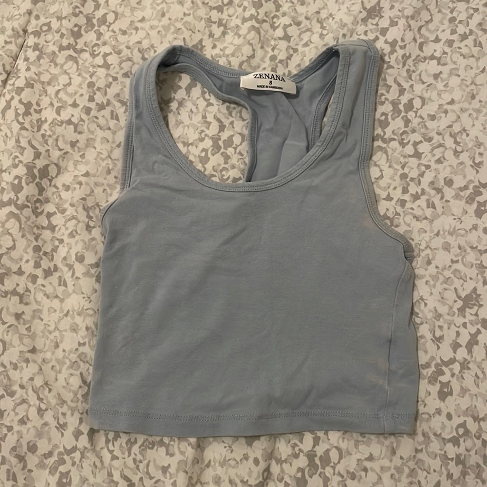 Amazon cropped workout tank